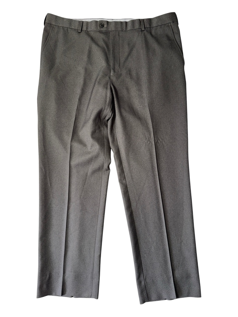 Peter Millar mens 40x30 grey crown sport flat front golf chino pants EUC